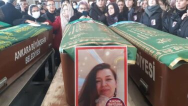 Ankara’da eski kocası tarafından öldürülen Pelin toprağa verildi