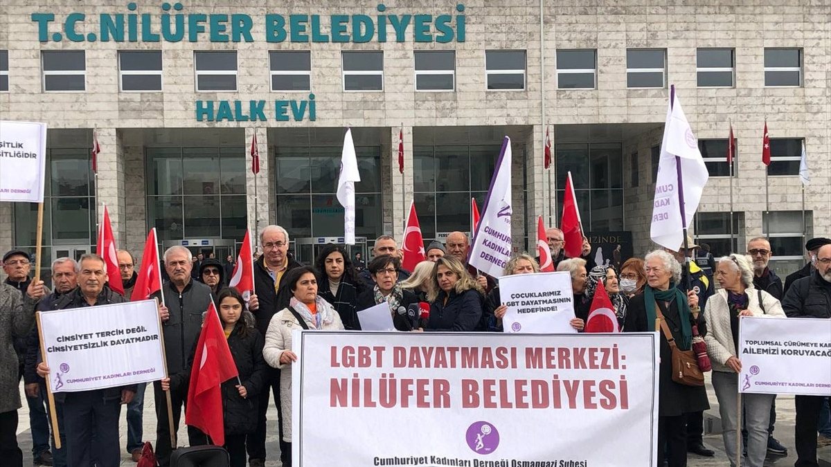 Bursa’da sivil toplum kuruluşları Nilüfer Belediyesi’ni protesto etti