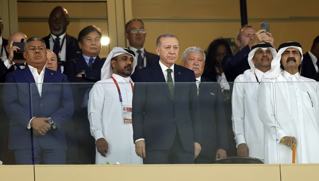 Cumhurbaşkanı Erdoğan Arjantin-Fransa Dünya Kupası finalinde