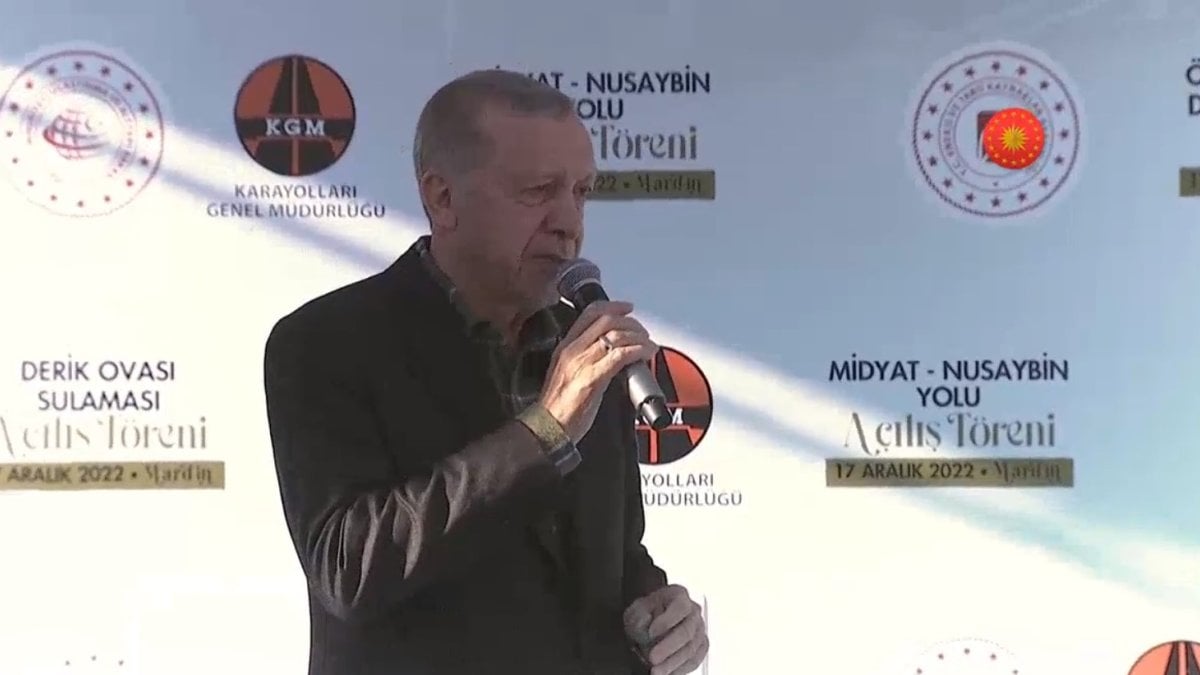 Cumhurbaşkanı Erdoğan, Mardin’de binlere seslendi