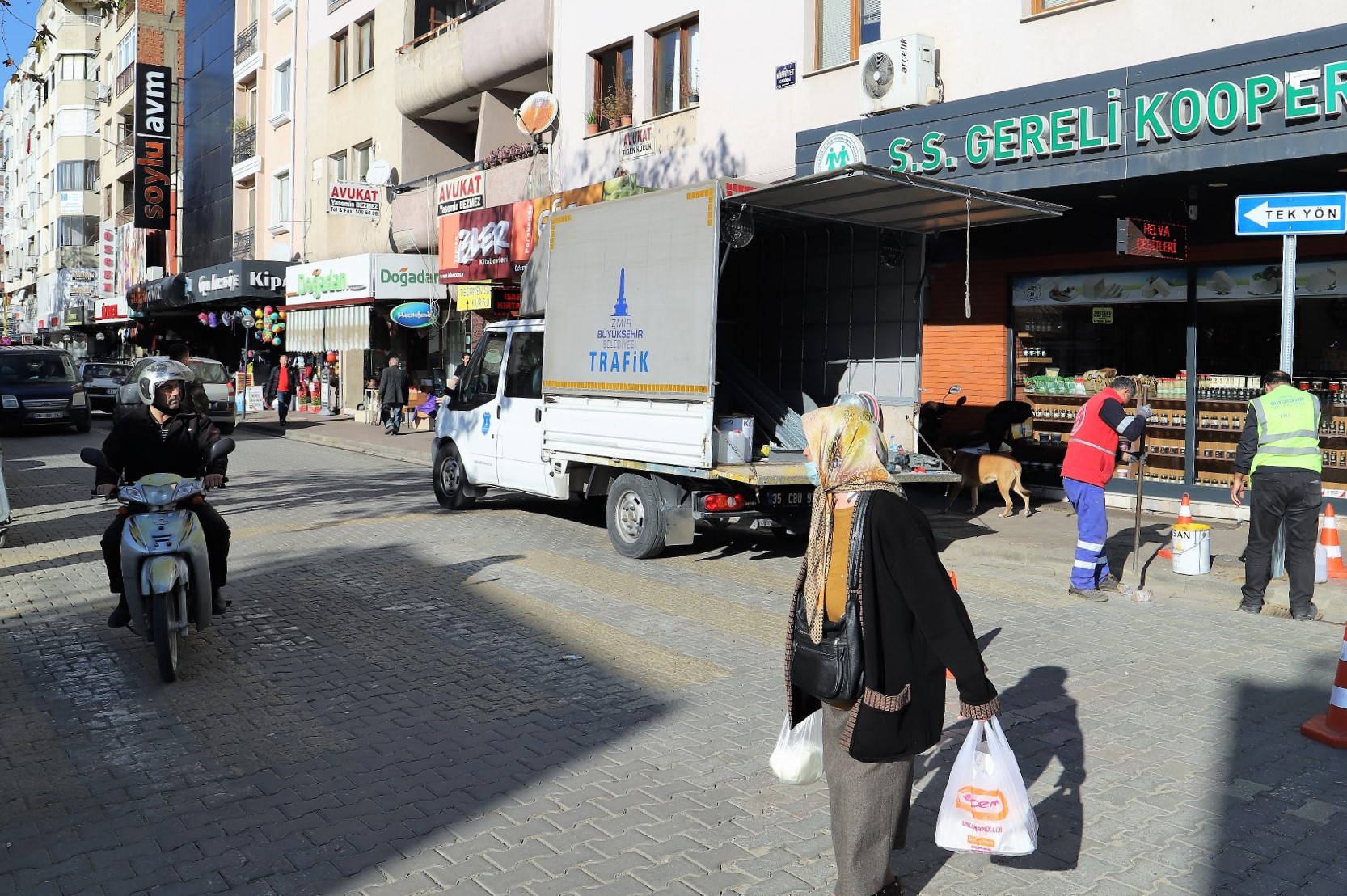 Ödemiş’te Hürriyet Caddesi artık tek yön 