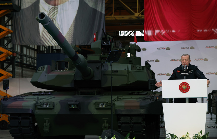 Cumhurbaşkanı Erdoğan ‘Yeni Altay’ tankını TSK’ya teslim etti