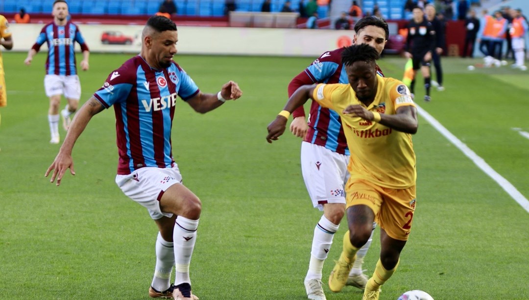 Trabzonspor evinde Kayserispor’a kaybetti