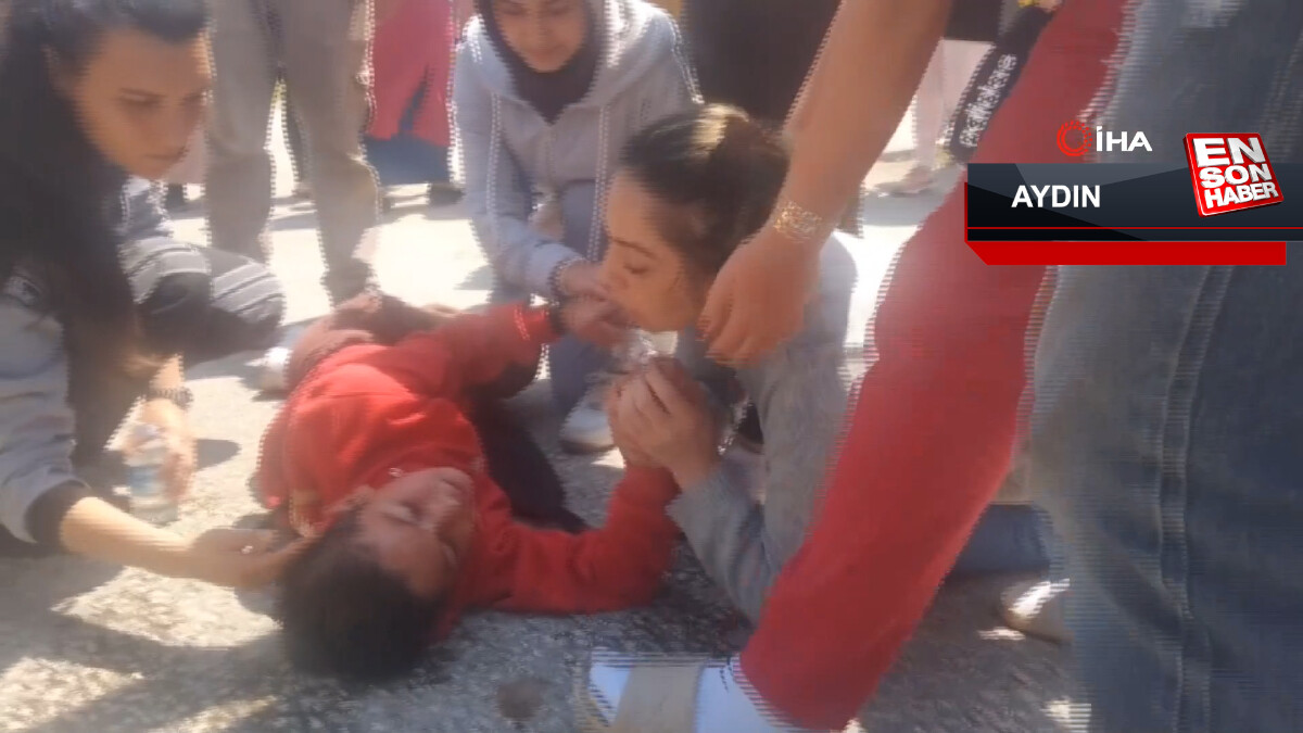 Aydın’da bisikletli çocuk kazada yaralandı: Annesi başında ağladı