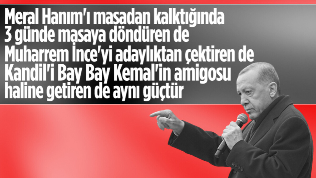 Cumhurbaşkanı Erdoğan’dan Meral Akşener ve Muharrem İnce yorumu
