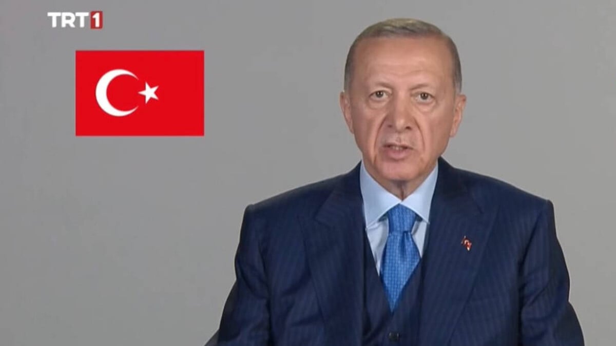 Cumhurbaşkanı Erdoğan’ın TRT’deki propaganda konuşması yayınlandı