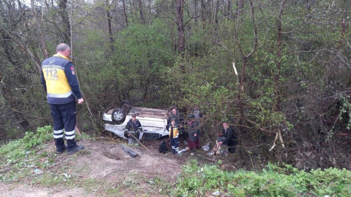 Karabük’te otomobilin şarampole yuvarlandığı kazada 1 kişi öldü