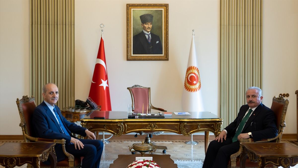 TBMM eski başkanı Mustafa Şentop, Numan Kurtulmuş’u ziyaret etti