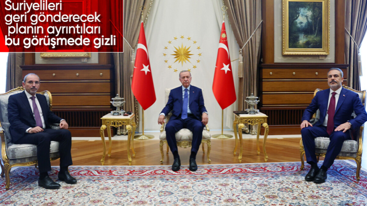 Cumhurbaşkanı Erdoğan, Ürdünlü yetkililer ve Hakan Fidan’ı kabul etti