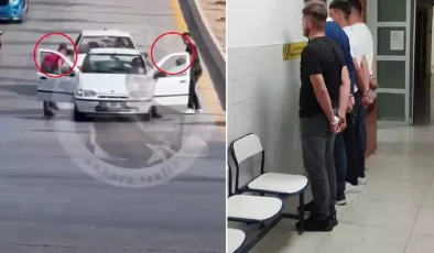 Yaşlı adamı kılıçla ağır yaralayan asfalt zorbaları gözaltına alındı