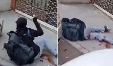 İşte 2 polisimizi şehit eden saldırganın yakalanma anı: Üzerinde bomba var, vur abi vur